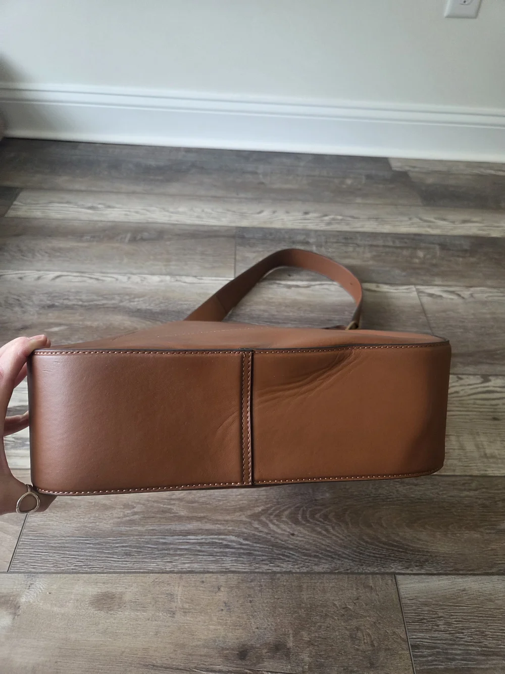 Banana Republic Factory Tan/Brown Leather Shoulder Hobo Bag